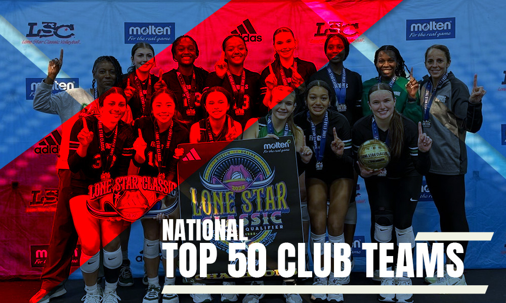 Top 50 14's Club Rankings (April) Club Volleyball
