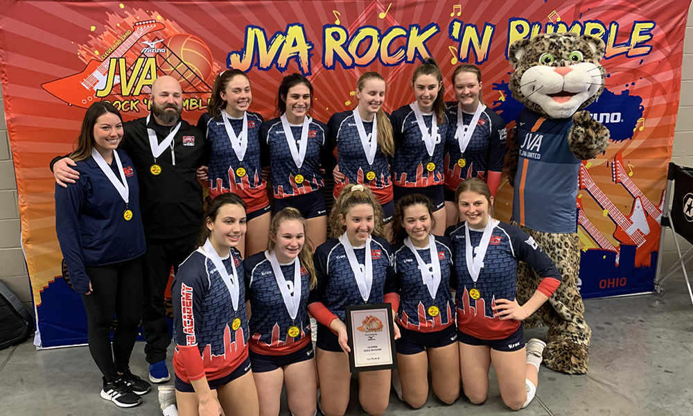 JVA Rock 'n Rumble Recent 'n Repeat Winners Club Volleyball