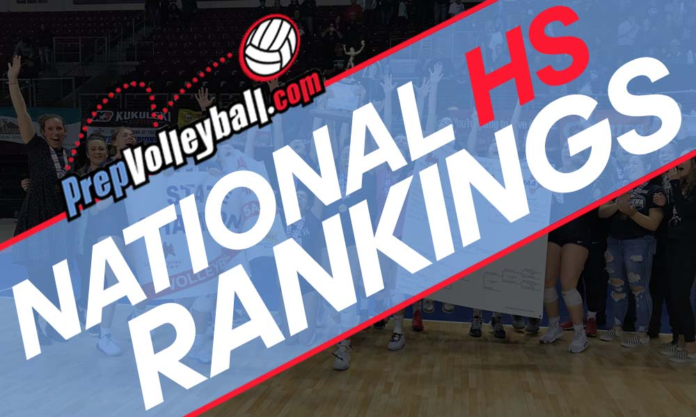 Nov 21 National High School Team Rankings High School Volleyball   Nrankslacueva1000 